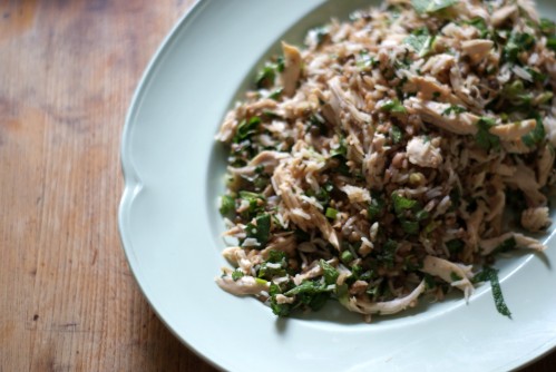 Ottolenghi Chicken and 3 rice salad