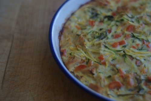 courgette strata